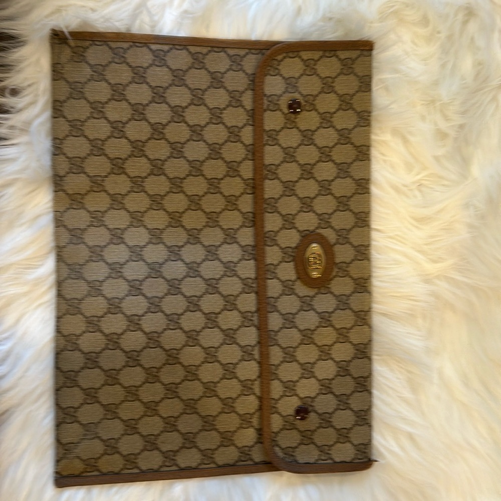 Vintage Gucci envelope brown